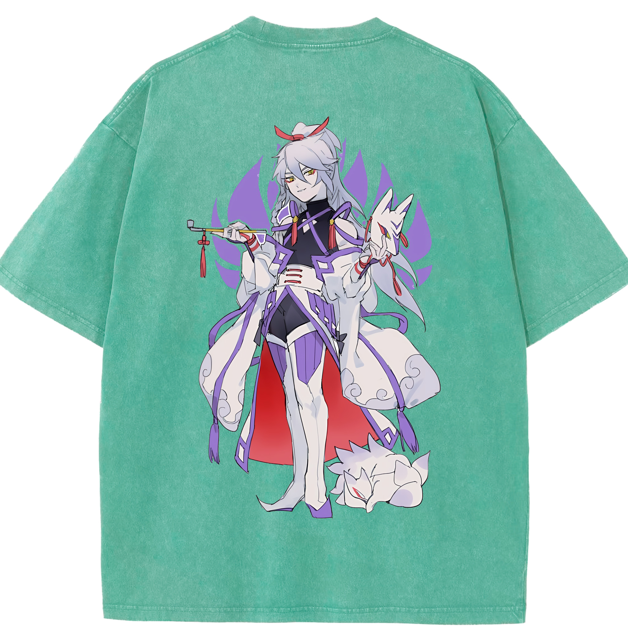 （画像用） 妖怪ウォッチ Yo-kai Watch 綿100% ヴィンテージ風 半袖Tシャツ（背面プリント）